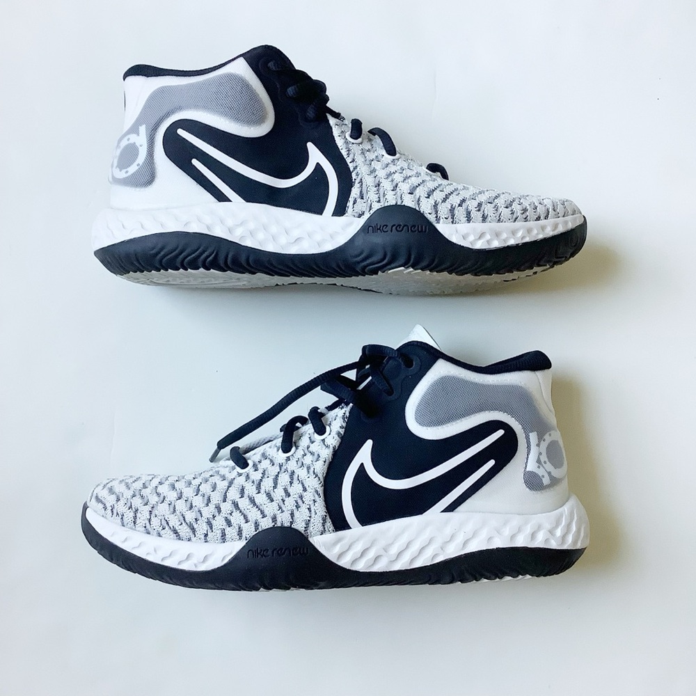 Nike Mens KD Trey 5 VIII Basketball Shoes - White & Black